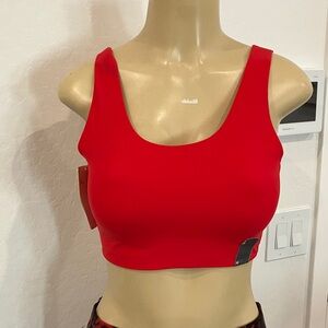 all in motion Red Seamless Scoop Sports Bra